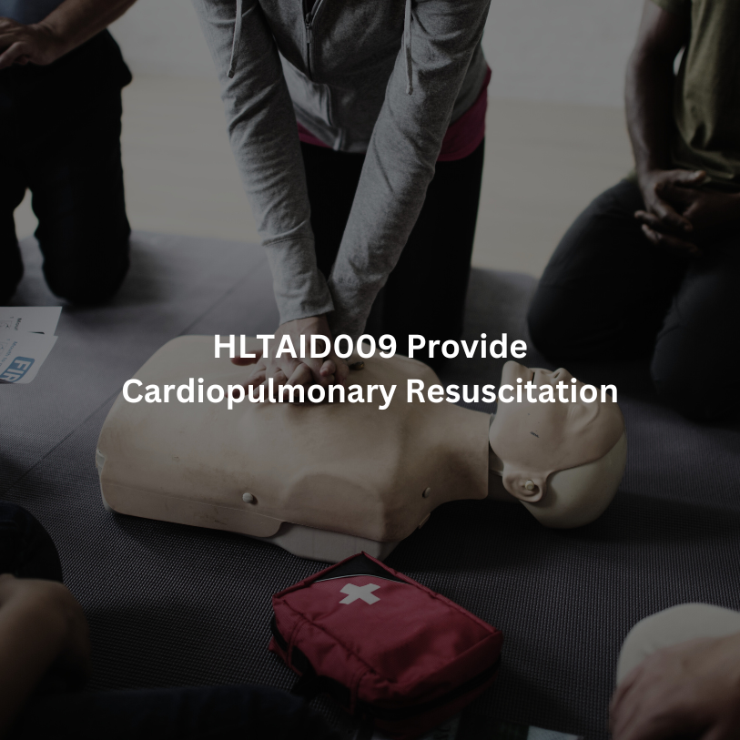 HLTAID009 CPR refresher course with dummy practice session.